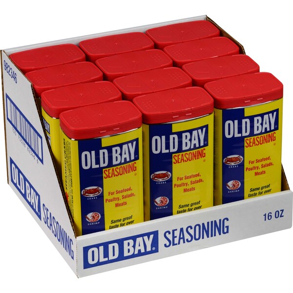 Old Bay No MSG Seasoning 16 Oz. Bottle, PK12